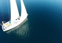 bateau à voile voile bateau à voile voilier mer bleue elan 45